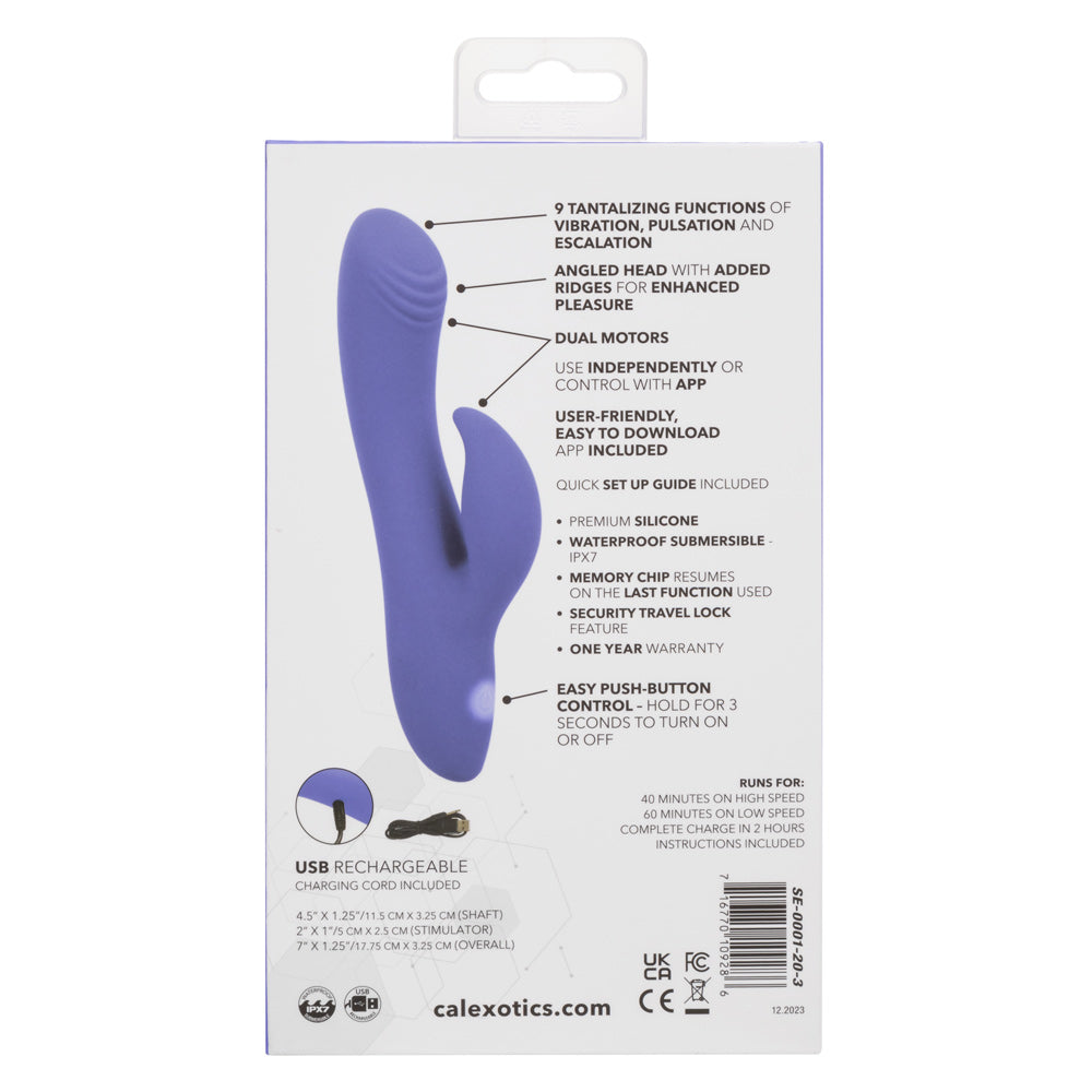 Calexotics Connect Dual Stimulator - Periwinkle SE0001203