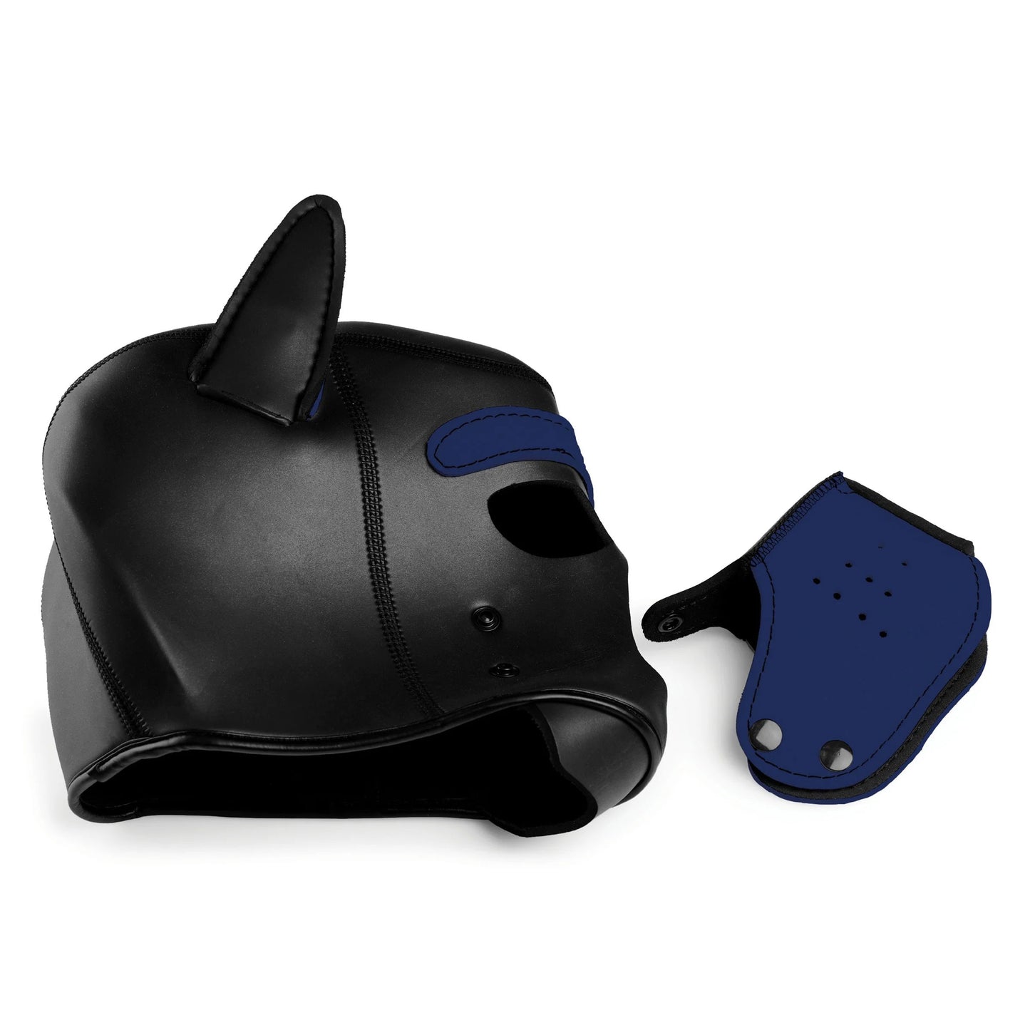 Spike Neoprene Puppy Hood - Blue MS-AG292-BLU