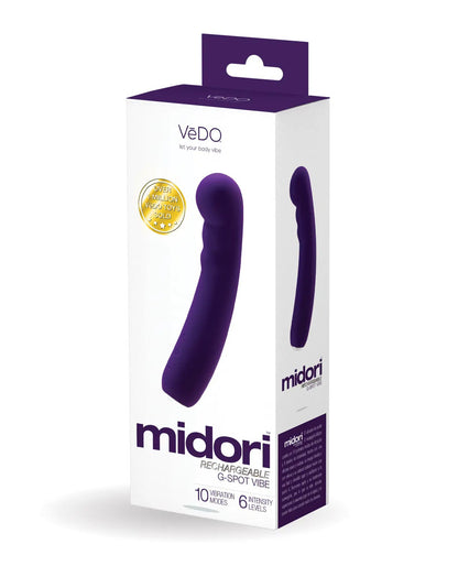 Midori Rechargeable G-Spot Vibe - Deep Purple VI-P2013