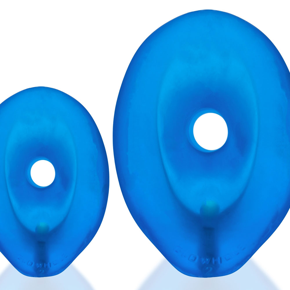 Glow Hole 1 Butt Plug - Small - Blue Morph OX-3044-1-BLUM