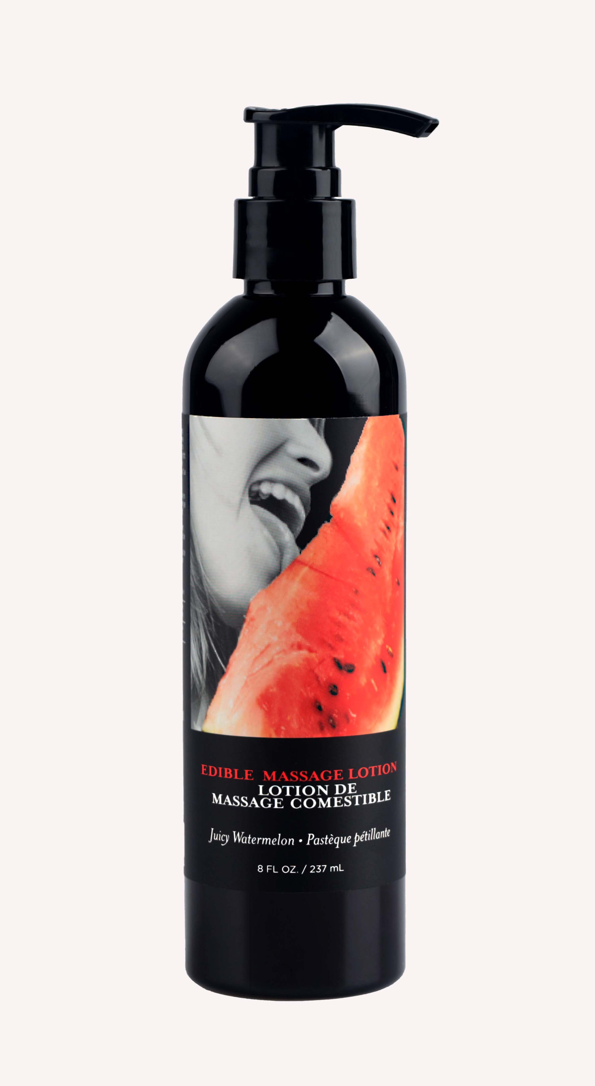 Edible Massage Lotion - Watermelon - 8 Fl. Oz. EB-MLE004