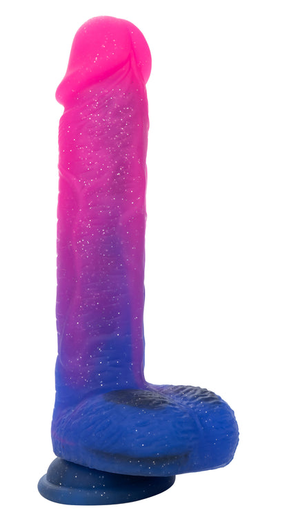 Naughty Bits Ombre Hombre XL Vibrating Dildo -  -  Pink/purple SE4410703