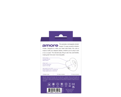 Amore Rechargeable Pleasure Vibe - Purple VI-H0118