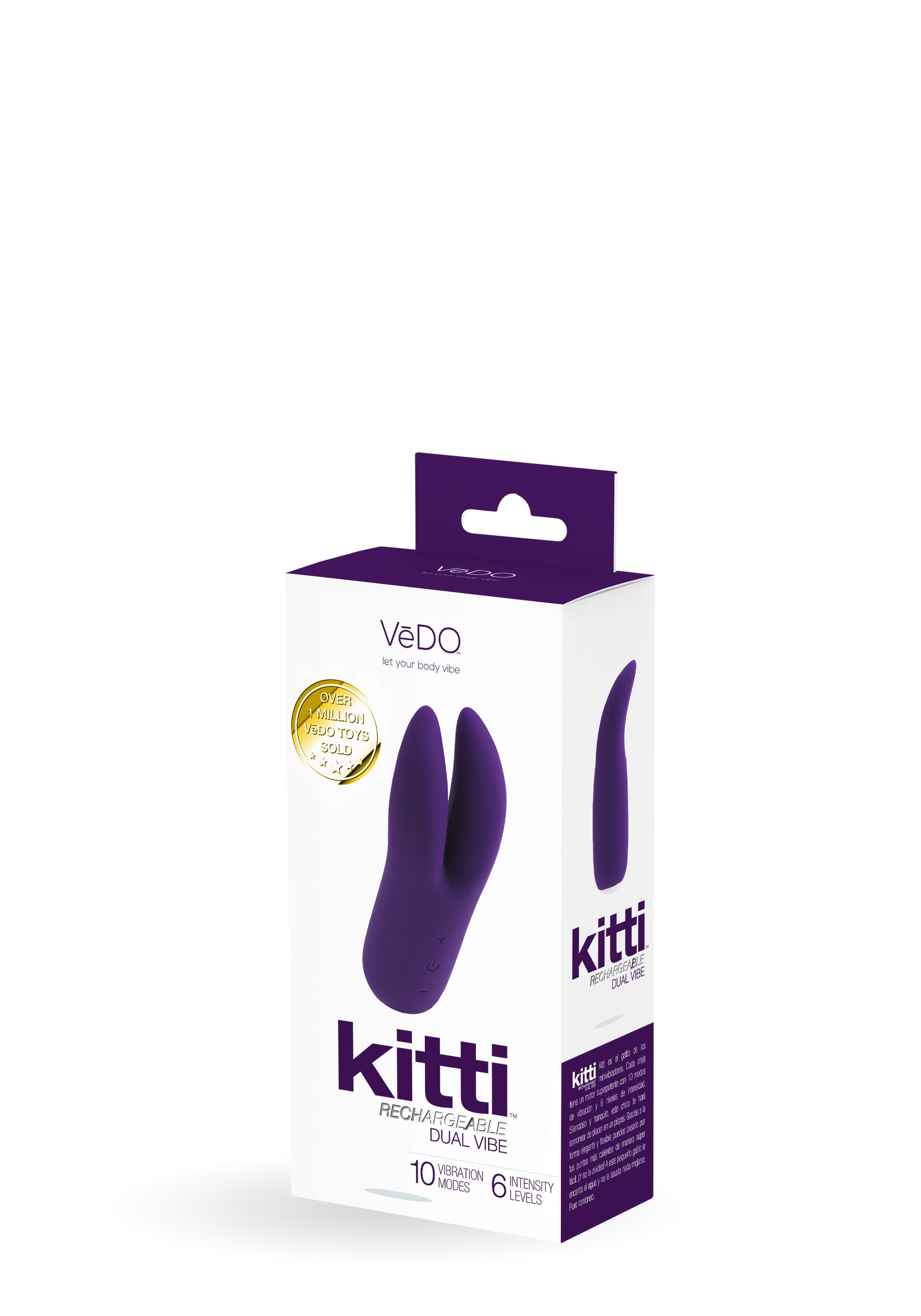 Kitti Rechargeable Dual Vibe - Deep Purple VI-F0913