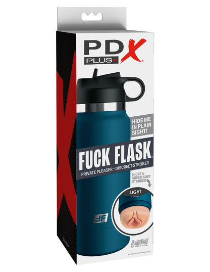 Fuck Flask - Private Pleaser - Blue Bottle - Light PDRD627-21