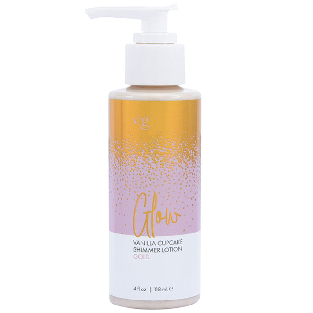 Glow Vanilla Cupcake Shimmer Lotion Gold 4 Oz CGC1301-04