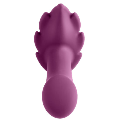 Partner Panty Leaf Vibrator With Remote Control -  Plum WTC941