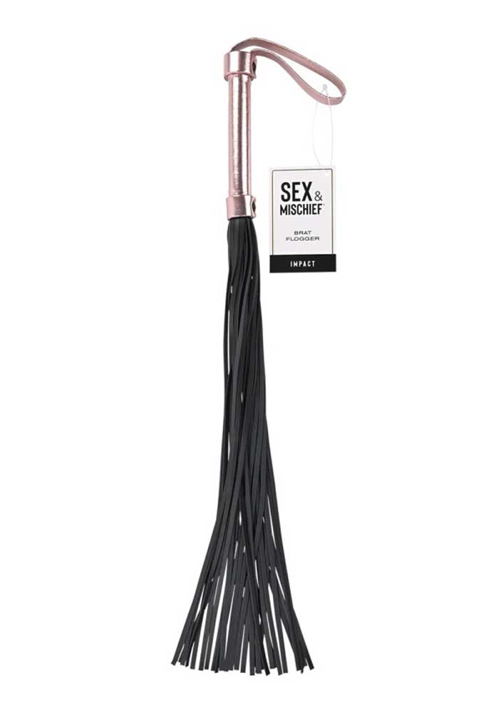 Brat Flogger - Black / Rose Gold SS09843