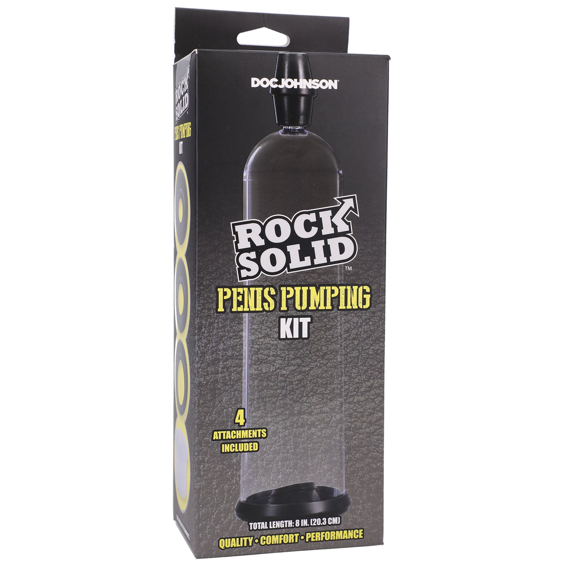 Rock Solid - Penis Pumping Kit - Black/clear DJ3705-01-BX