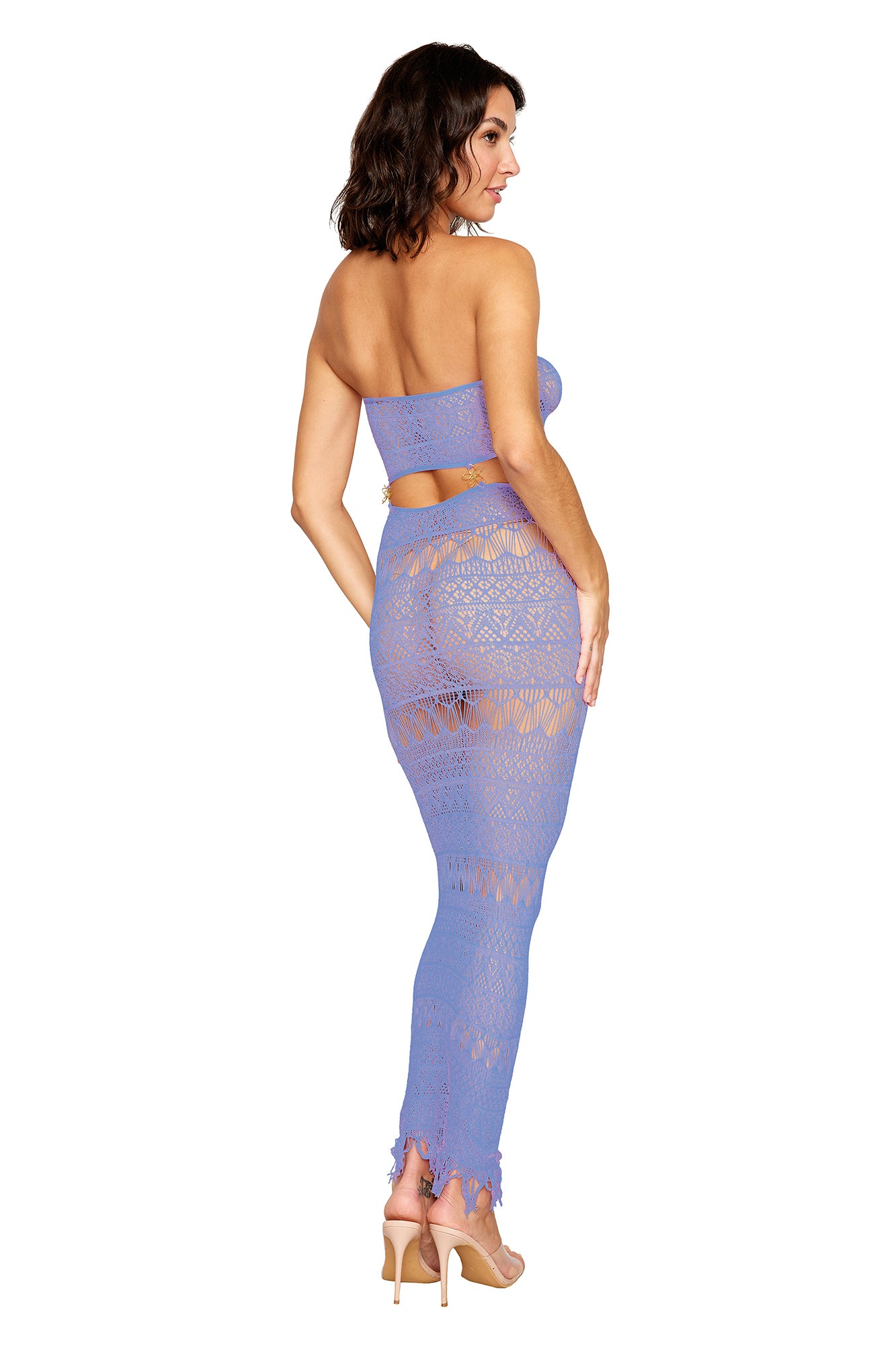 Bodystocking Gown - One Size - Lavender Haze DG-0506LAVHZOS