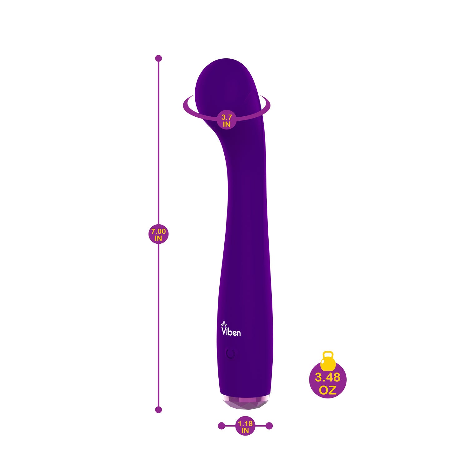 Devotion - Violet Intense  G-Spot-  Vibe VB-75017