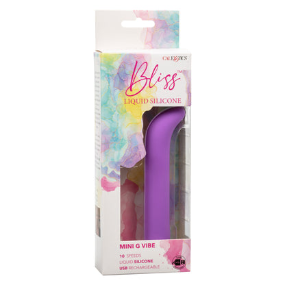 Bliss Liquid Silicone Mini G Vibe - Purple SE0569103