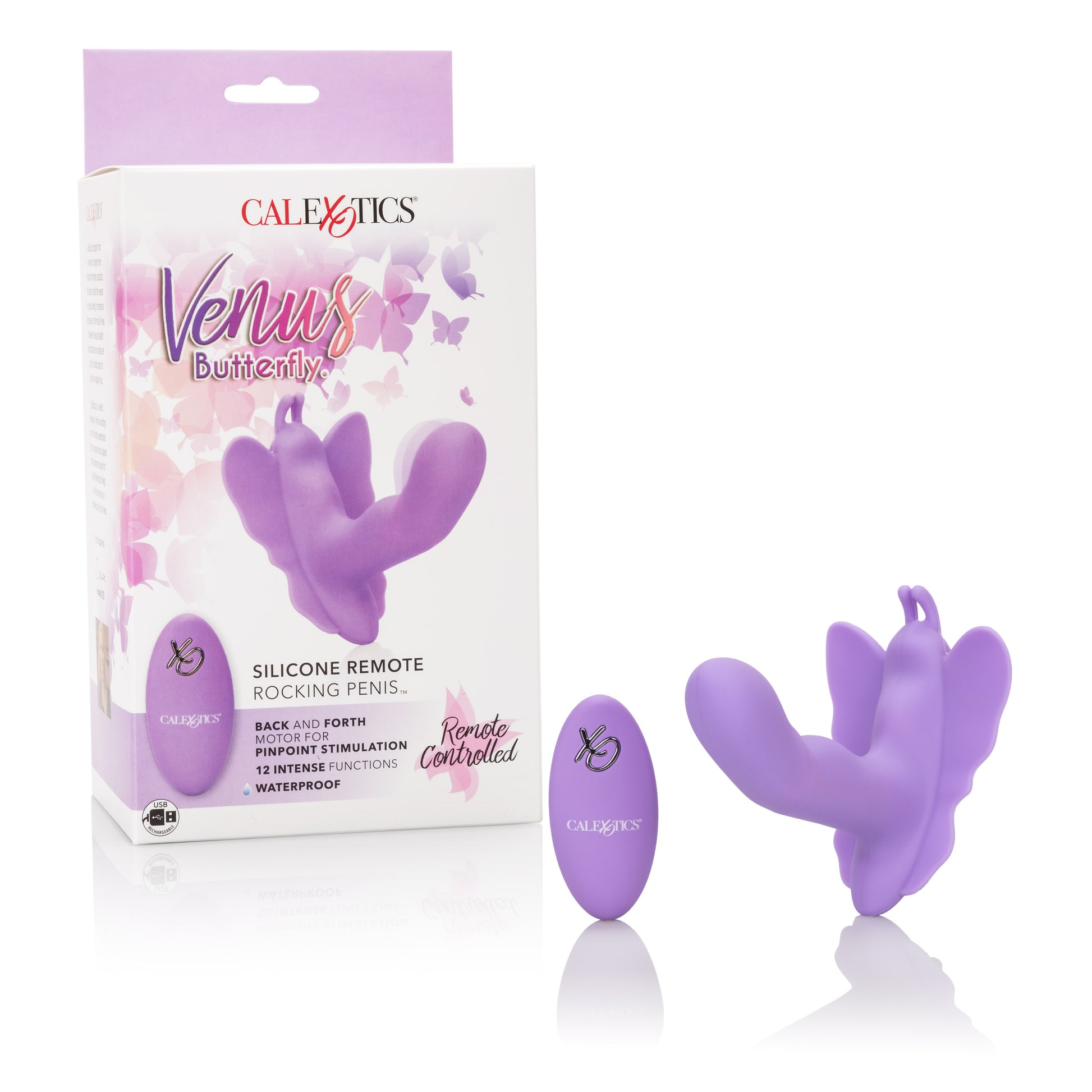 Venus Butterfly Silicone Remote Rocking Penis SE0583103