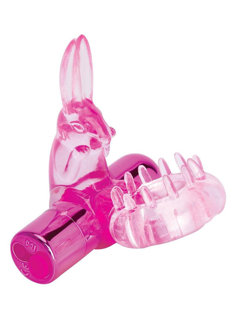 Bodywand Rechargeable Rabbit Ring - Pink X-BW1500