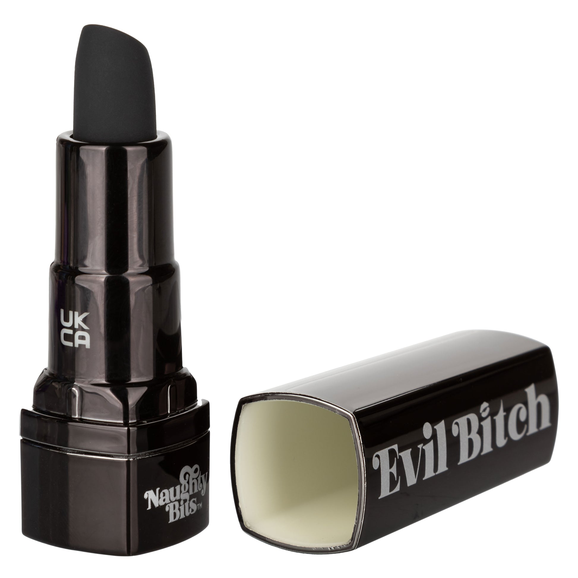 Naughty Bits Evil Bitch Lipstick Vibrator - Black SE4410053