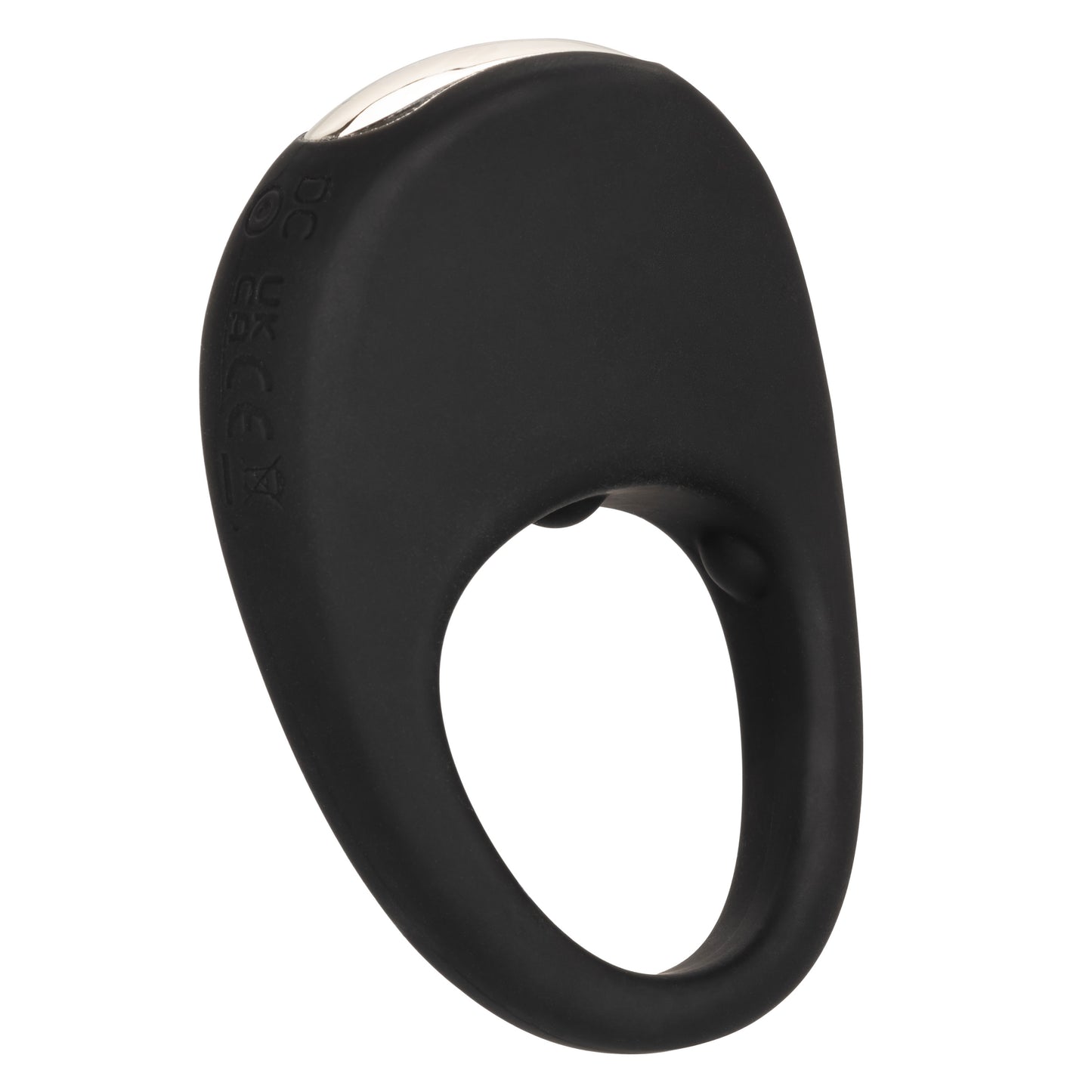 Silicone Rechargeable Pleasure Ring - Black - Black SE1841073