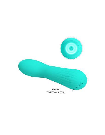 Faun Rechargeable Vibrator - Turquoise BI-014724-4