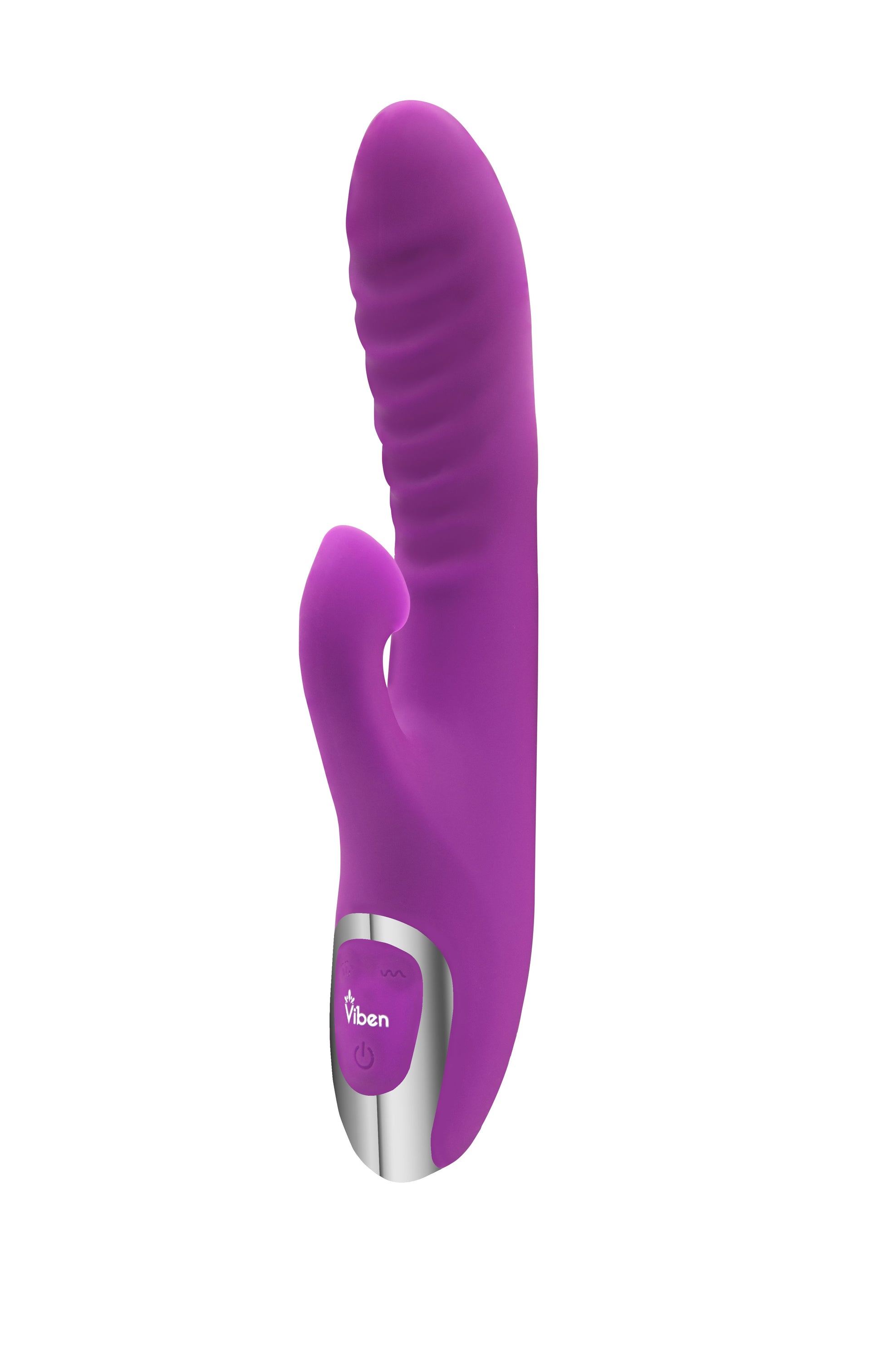 Frenzy - Rabbit Vibe With Clitoral Suction - Berry VB-66106