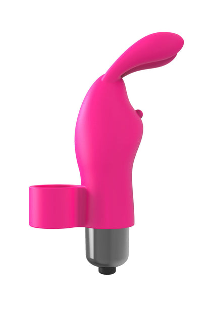 The 9's Flirt Bunny Finger Vibrator - Pink ICB2668-2