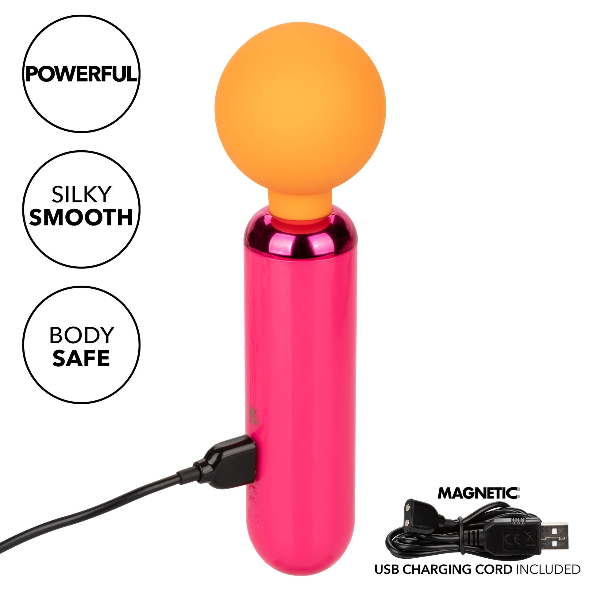 Naughty Bits Home Cumming Queen Vibrating Wand -  Orange/pink SE4410383