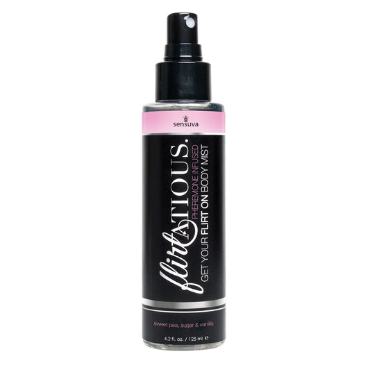 Flirtatious Pheromone Infused Body Mist - Vanilla, Sugar, & Sweet Pea - 4.2 fl.oz / 125 ml SEN-VL544