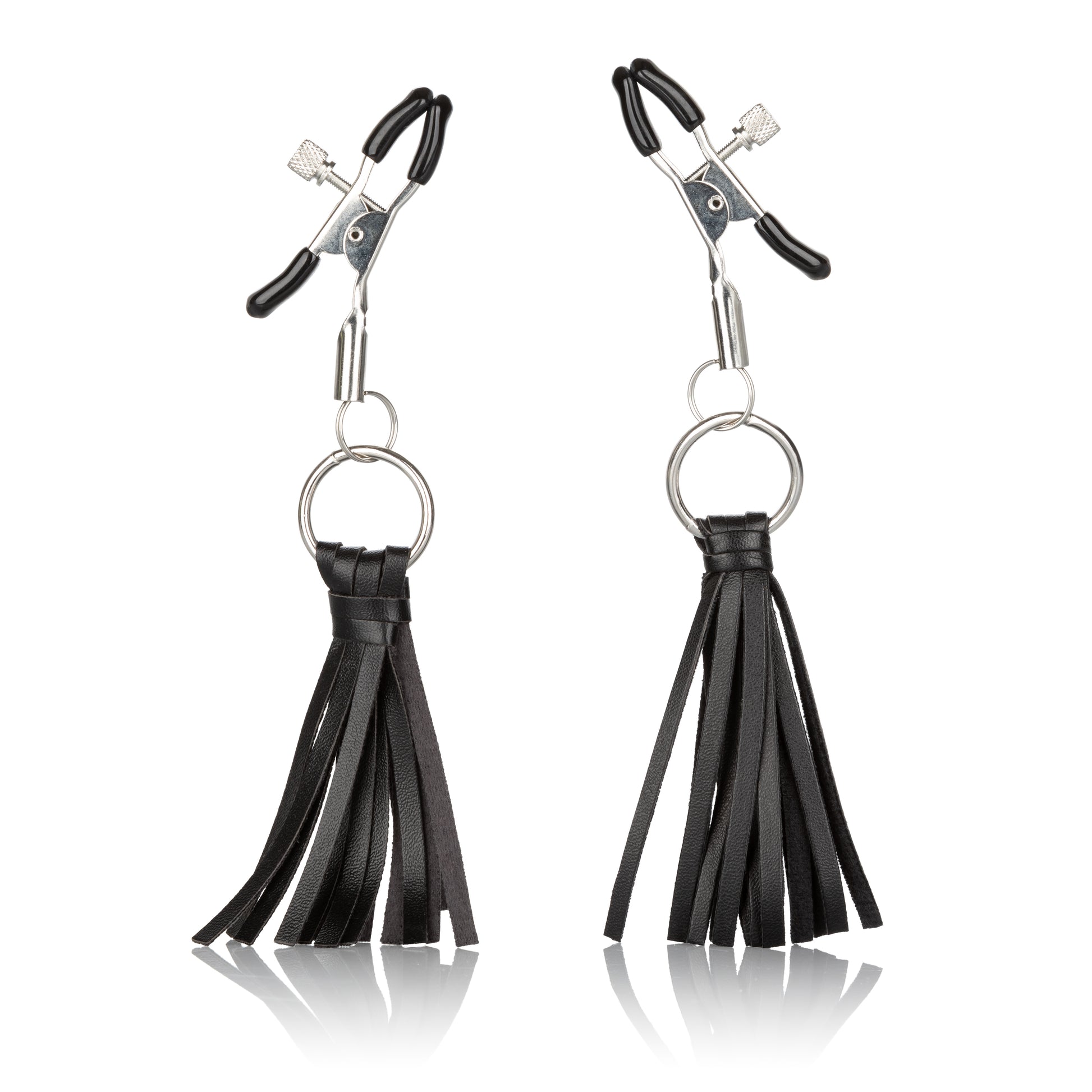 Nipple Play Playful Tassels Nipple Clamps - Black SE2614052