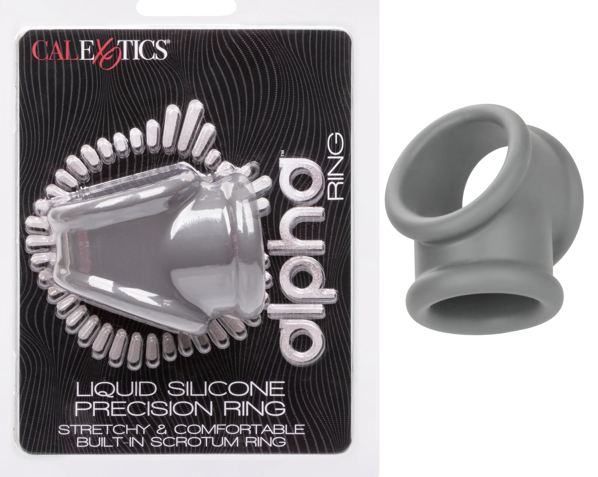 Alpha Liquid Silicone Precision Ring - Gray SE1492352