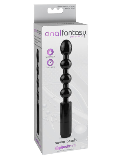 Anal Fantasy Collection Power Beads - Black PD4655-23