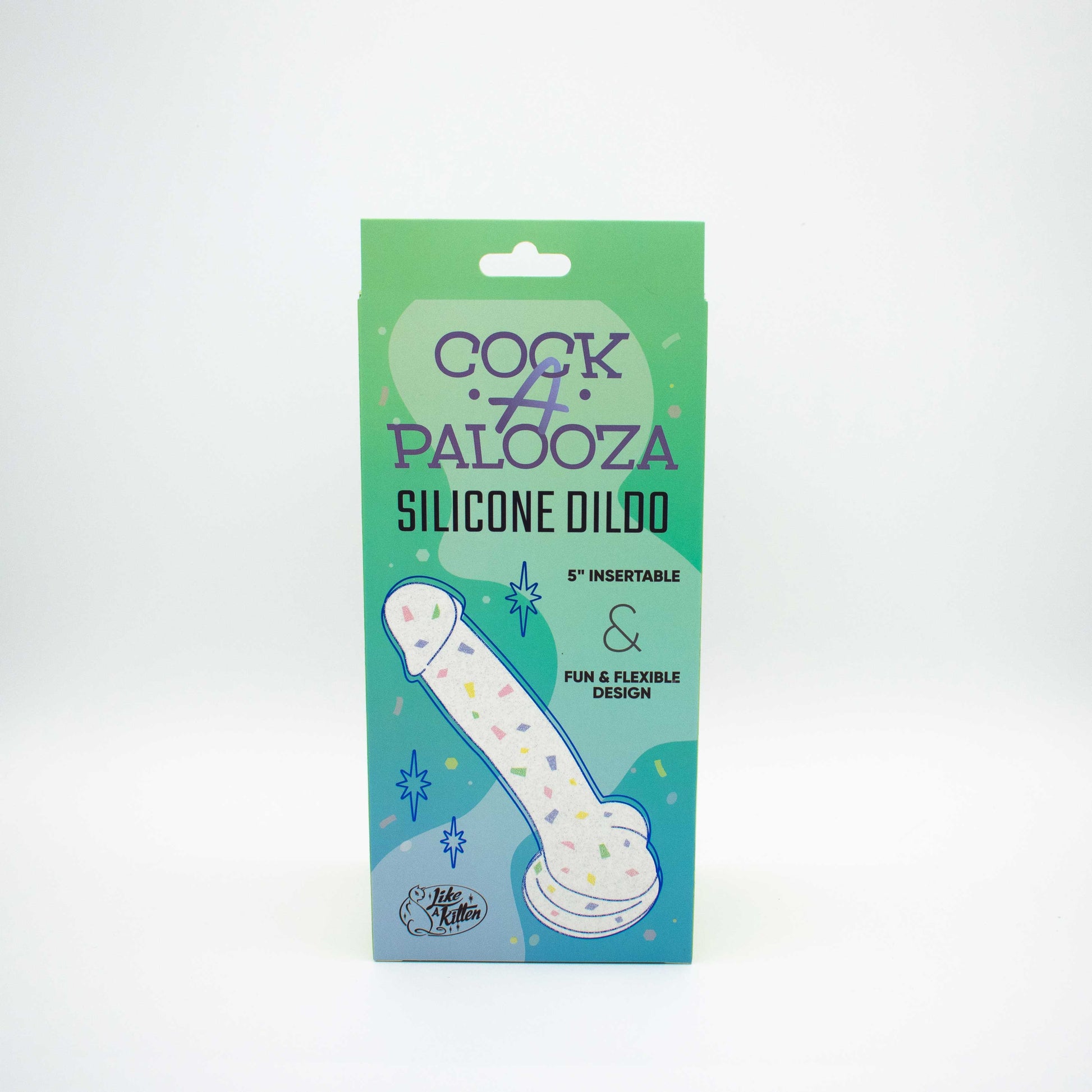 Cock-a-Palooza Confetti Silicone Suction Dildo LAK-9095