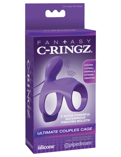 Fantasy C-Ringz Ultimate Couples Cage - Purple PD5816-12