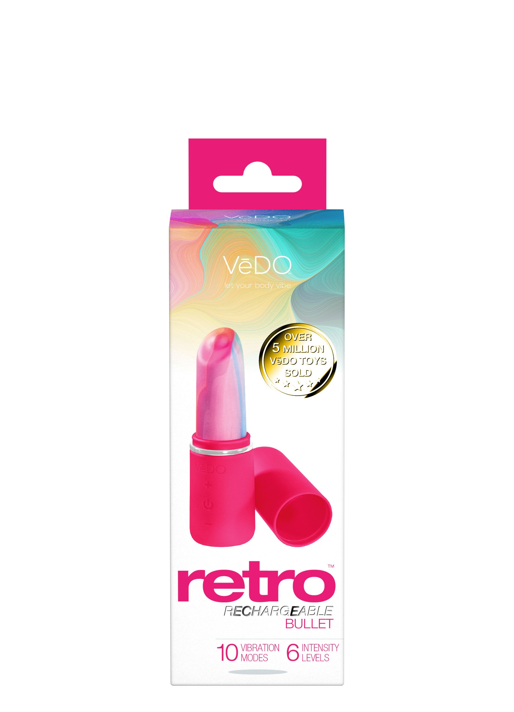 Retro Rechargeable Bullet - Pink VI-F1809