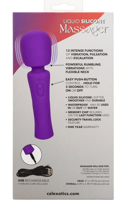 Stella Liquid Silicone Massager - Purple SE4368103