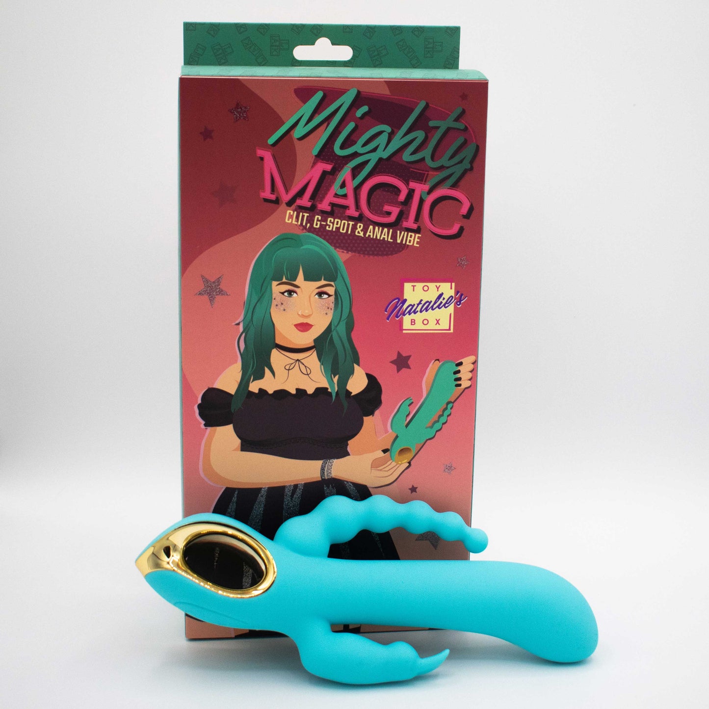 Mighty Magic Clit - G-Spot and Anal Vibrator -  Blue LAK-9100