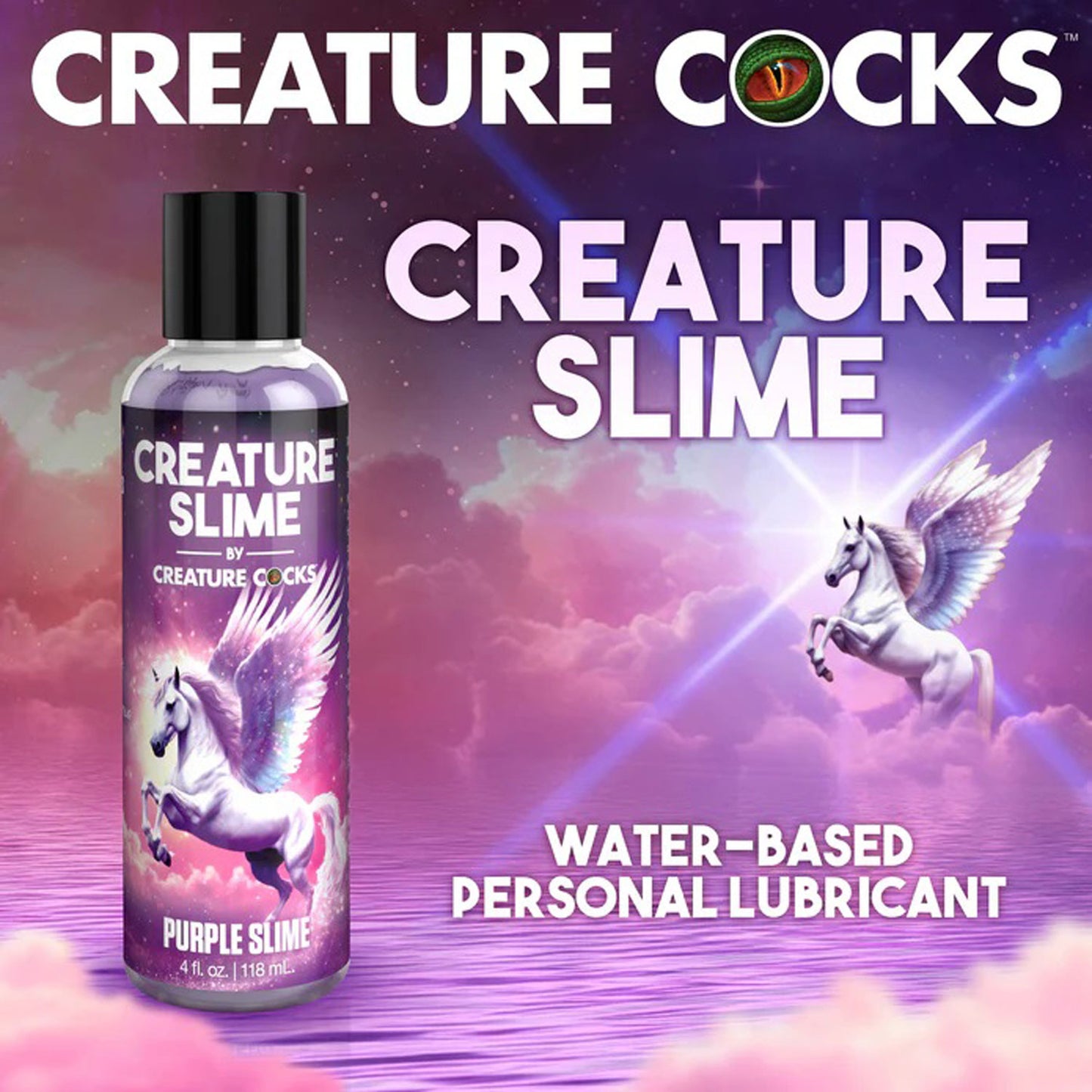 4oz Creature Slime Purple Slime Water-Based - Lubricant CC-AH587-4OZ