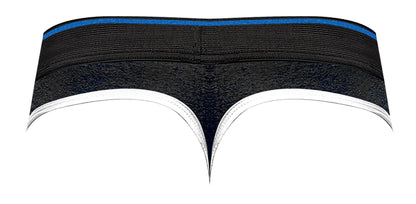 Retro Sport Panel Thong - L/ XL - Black/ Blue MP-414265RBLX