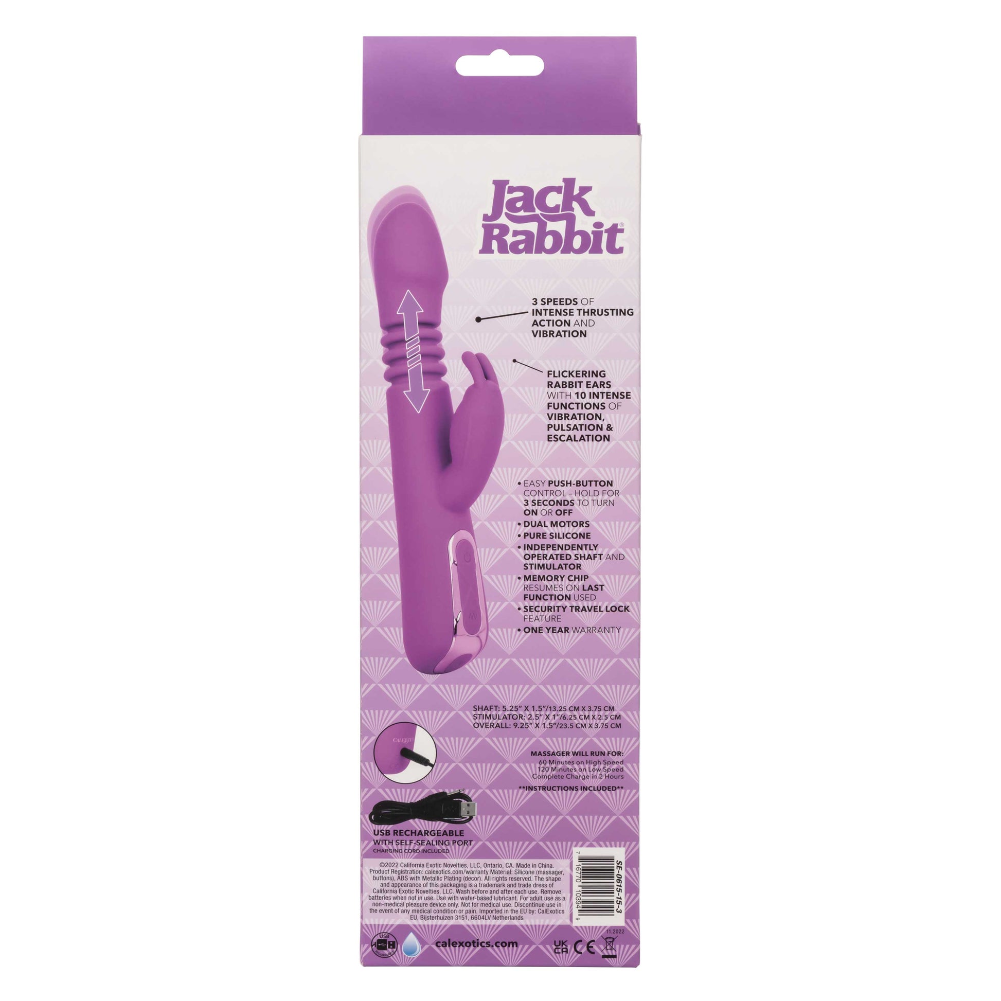 Jack Rabbit Elite Thrusting Rabbit - Purple SE0615153