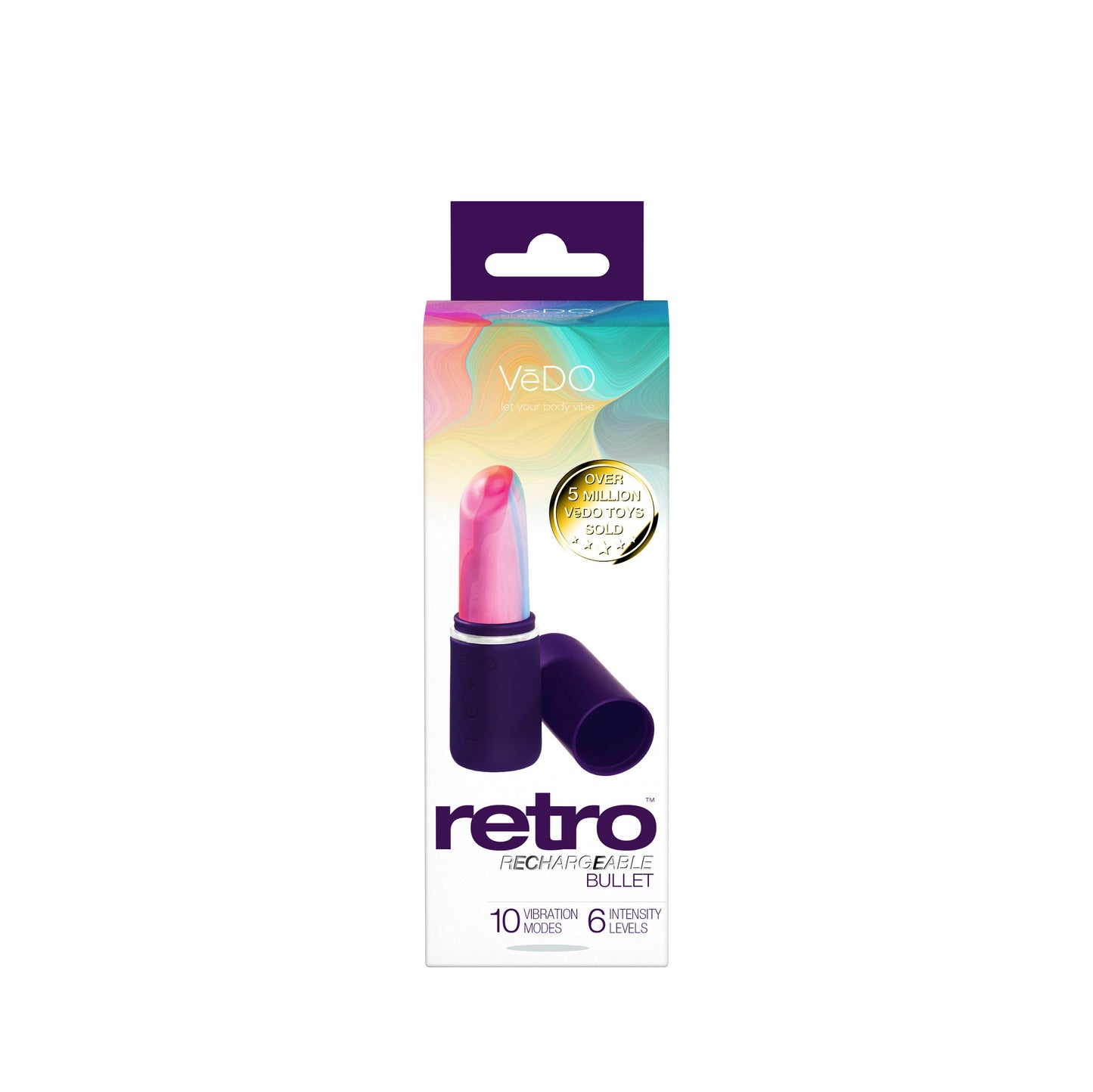 Retro Rechargeable Bullet - Purple VI-F1813