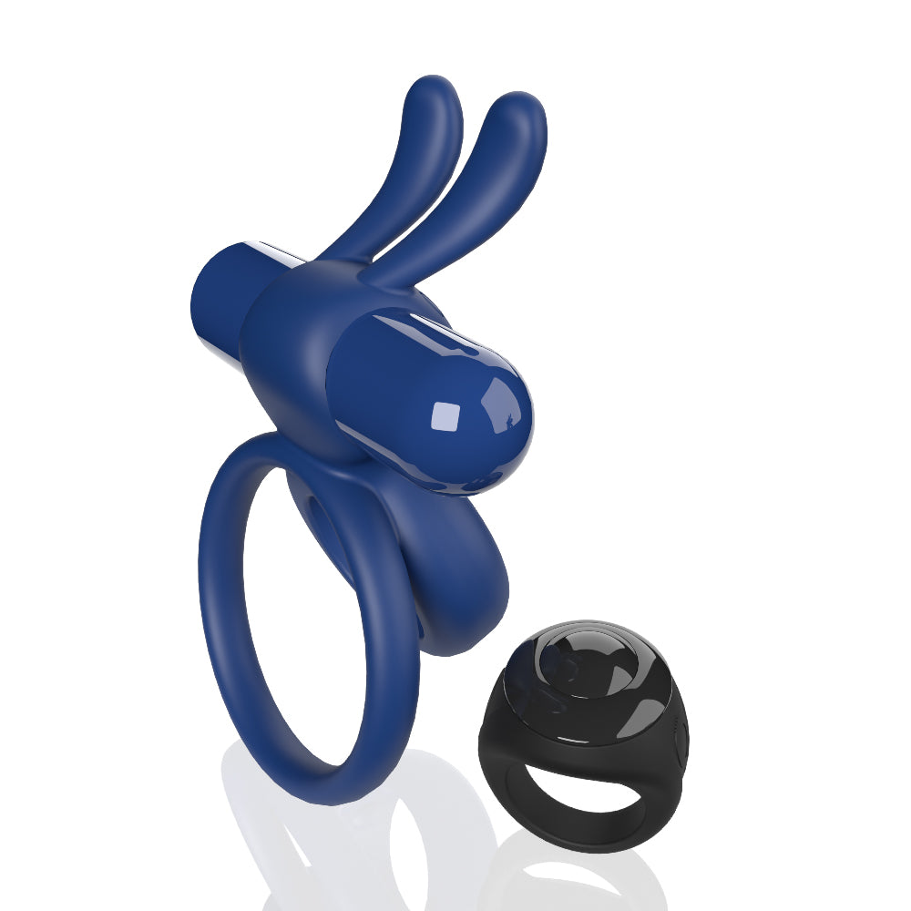 Screaming O Remote Controlled Ohare Vibrating Ring - Blue SO-ARCHAR-BU