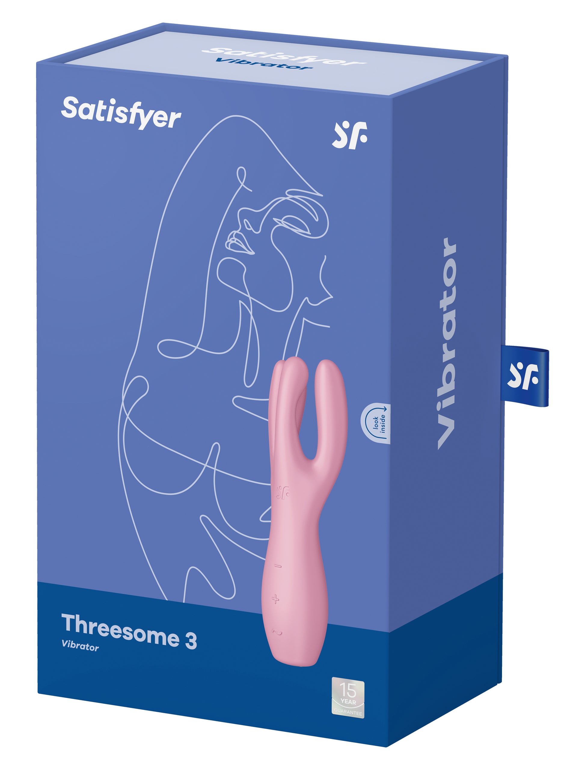 Threesome 3 Vibrator - Pink SAT-J2018-243-1