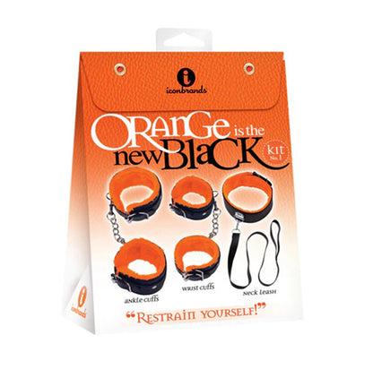 Orange Is the New Black Restrain Yourself Kit -  Black/orange IC2523