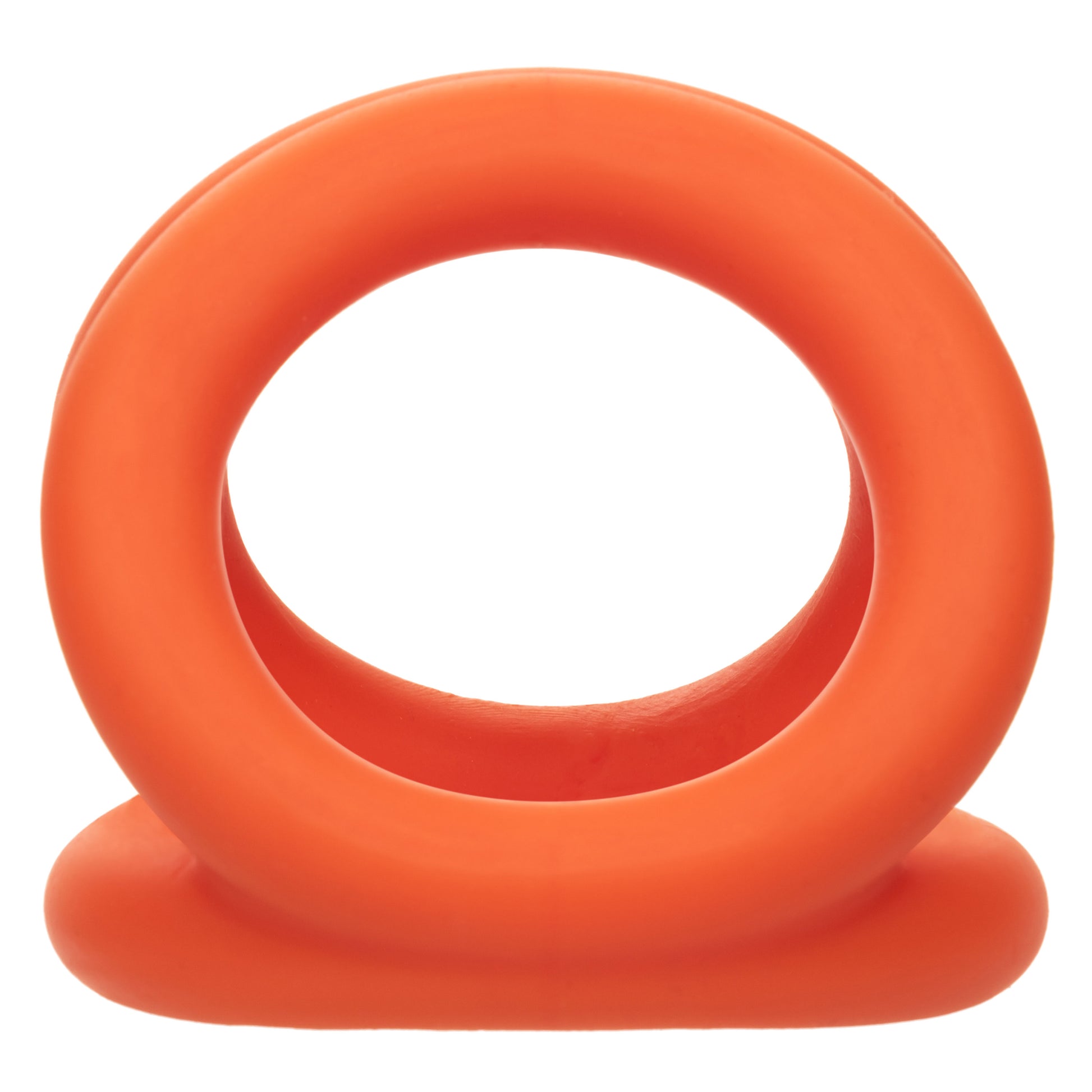 Alpha Liquid Silicone Tri-Ring - Orange  Orange SE1492362