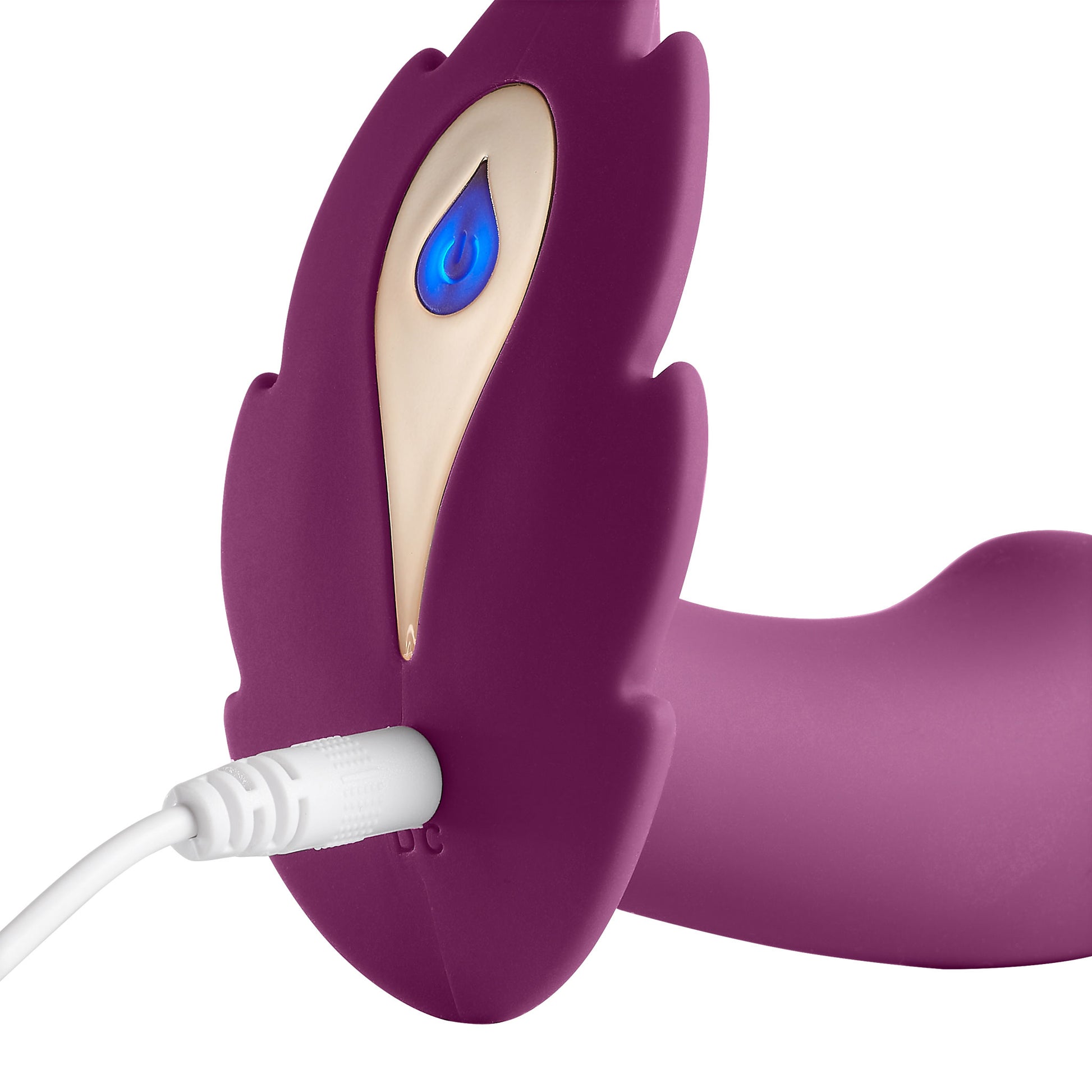 Partner Panty Leaf Vibrator With Remote Control -  Plum WTC941