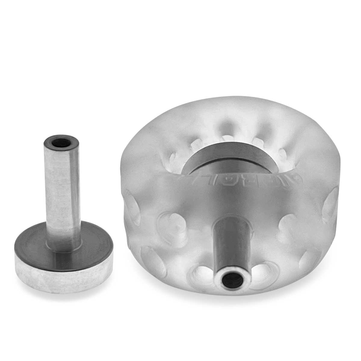 Airballs Electro Air-Lite Ballstretcher With Two   4mm Electro Contact - Clear Ice OX-3084-ELEC