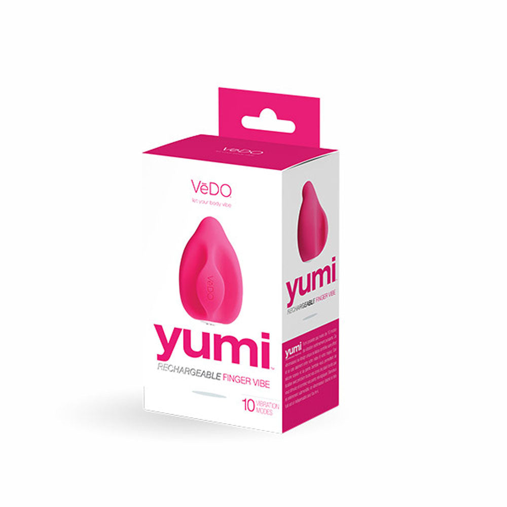 Yumi Rechargeable Finger Vibe - Foxy Pink VI-F0509