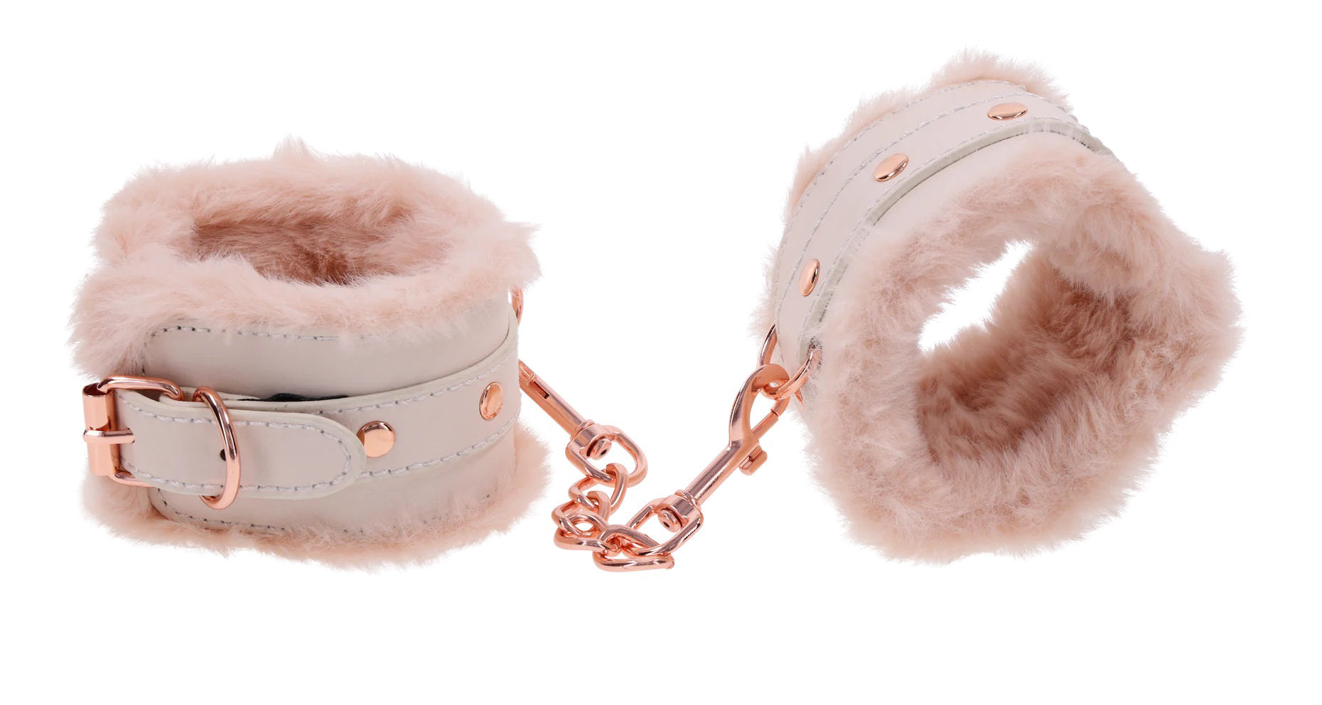 Peaches N Creame Fur Handcuffs - Pink SS09960