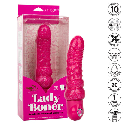 Naughty Bits Lady Boner Bendable Personal  Vibrator SE4410653