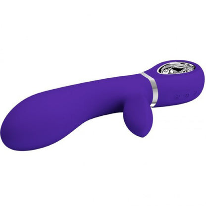 Thomas Super Soft Silicone Rabbit Vibrator -  Purple BI-014621-3