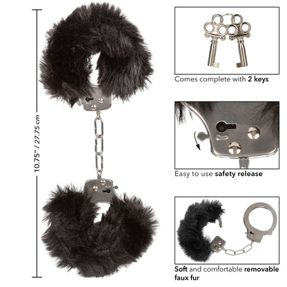 Ultra Fluffy Furry Cuffs - Black SE2651653