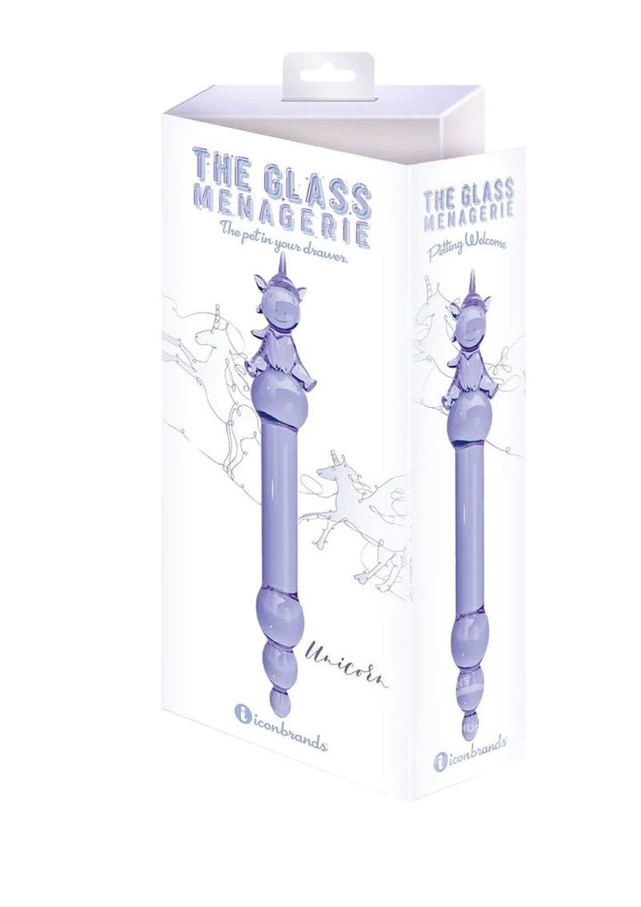 Glass Menagerie - Unicorn Dildo - Purple IC1104