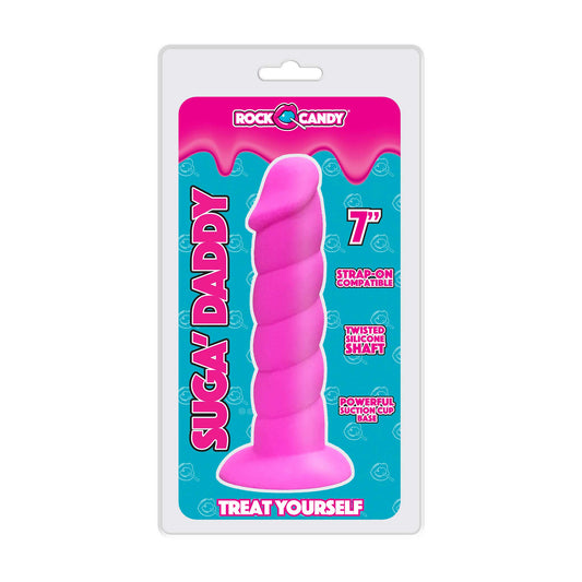 Suga-Daddy 7 Inch Dong - Pink RC-SDAD7-101-P